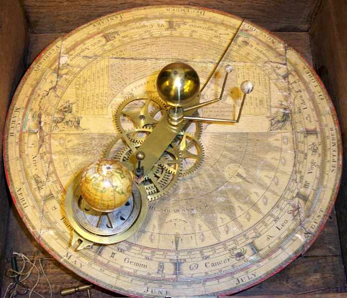 Princeton's 1794 orrery/Photo from the Historic Maps Collection, Department of Rare Books and Special Collections, Princeton University Library