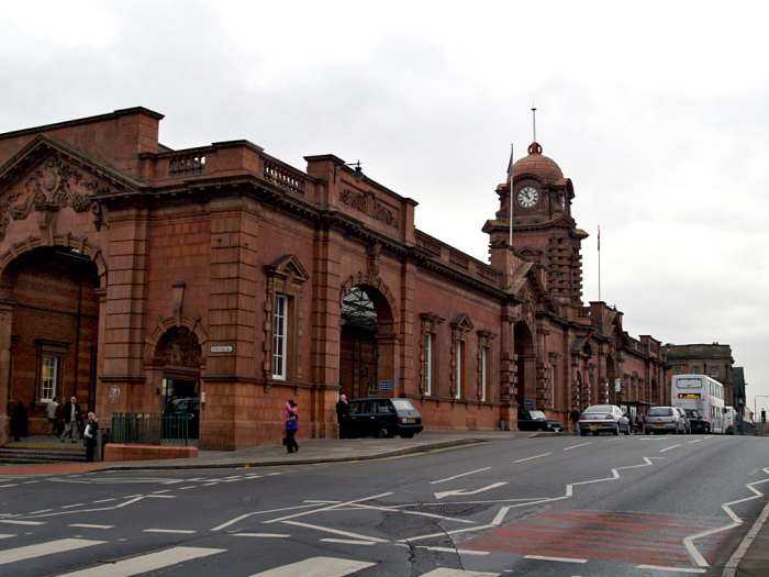 This is a fairly modern photo of the Midland Station and like the Victoria the out side of the station has remained pretty much unchanged.