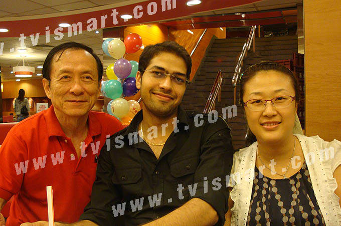 TVISmart.com, a Thai website, posted this picture of TVI Express advisory board members, from left to right, Callahan Koon (Thailand), Tarun Trikha (India), Anny Kim (China), alleged in a meeting in Hong Kong