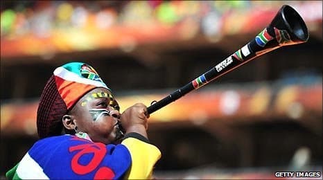 The Iconic VuvuZela and the Bright Colors worn and donned by the Africans of South Africa