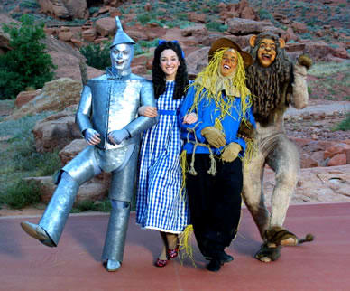From the 2003 season at Tuacahn, the Broadway production of The Wizard of Oz made its way to the desert.