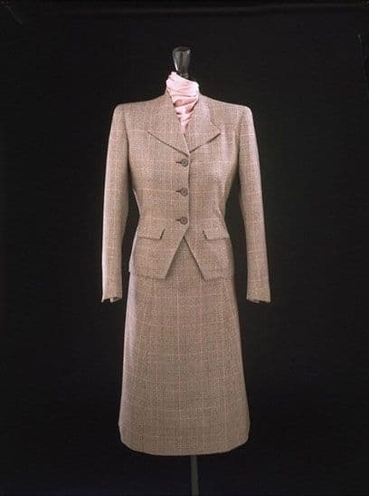 Utility Suit, designed by Edward Molyneux for the Utility Scheme, 1942; now in the collection of the Victoria and Albert Museum; Museum no. T.43-1942