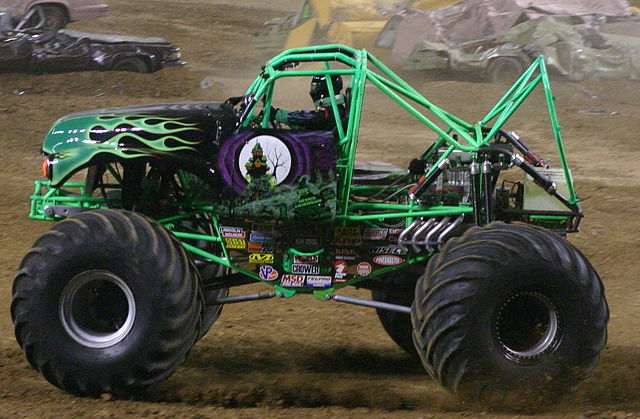 Grave Digger is one of the best-known and most famous monster trucks.