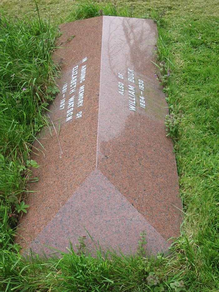 William Jonathan Buck, All Trinity, Old Wolverton, Buckinghamshire - born 1884, burial 5 June 1930, death at time of residence Stratford Road, Stony Stratford/Wolverton