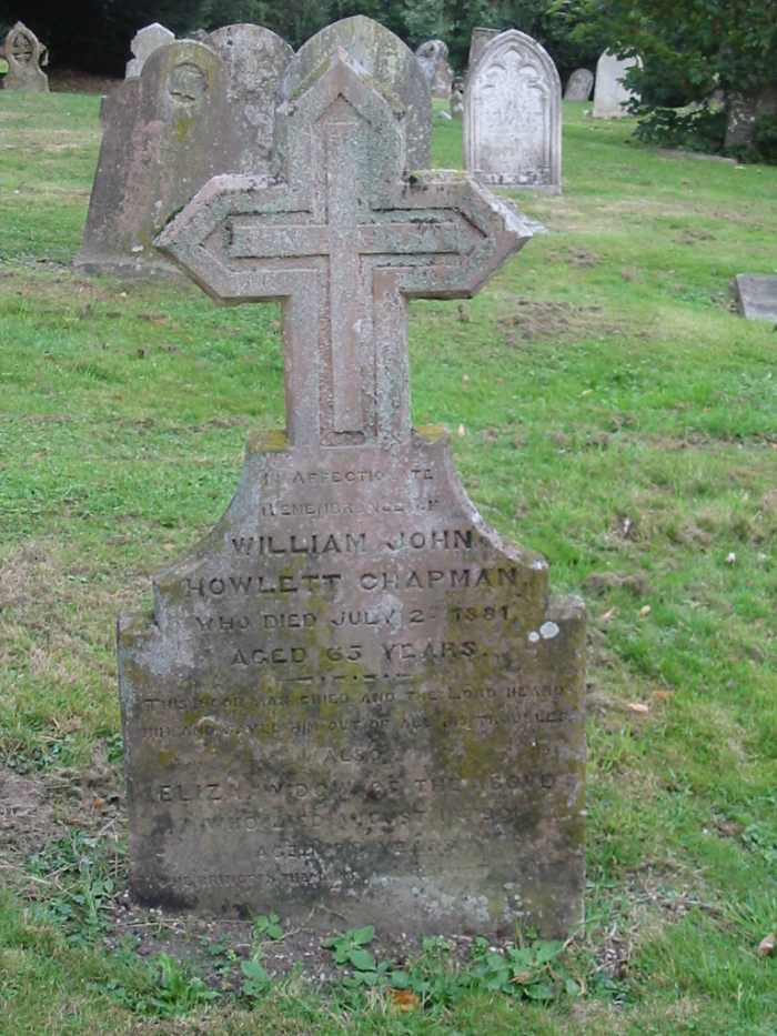 Eliza and William John Howlett Chapman, St. Peter and St. Paul's Church, Newport Pagnell, Buckinghamshire