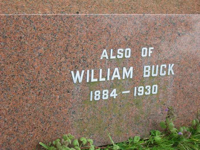 William Jonathan Buck, All Trinity, Old Wolverton, Buckinghamshire - born 1884, burial 5 June 1930, death at time of residence Stratford Road, Stony Stratford/Wolverton