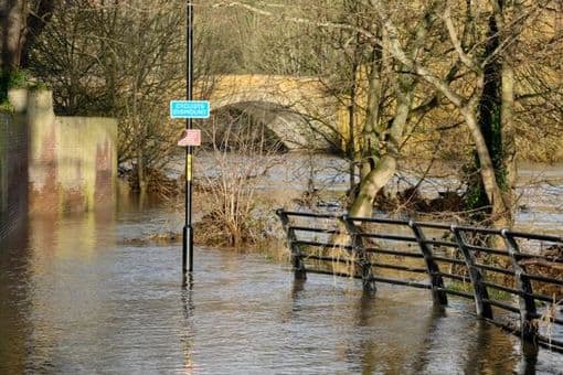 This is near where the meandering River Leven enters the Tees at Leven Bridge a short way downriver from Yarm