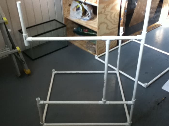 pvc pipe stuffed animal cage