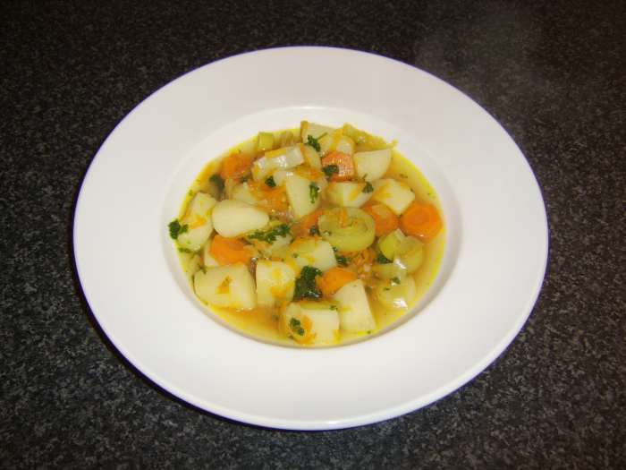 Vegetable soup need never be boring and can provide a tasty eating experience for vegetarians and omnivores alike