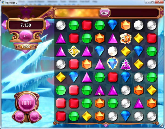 Lightning mode with 3 time gems. Swapping the blue gem in the bottom right corner with the white gem on its left will generate a white star gem.