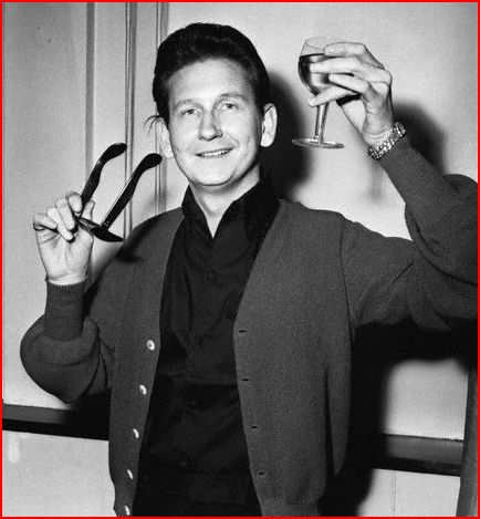 Roy Orbison wore his glasses of necessity, marketing, and shyness. The shyness is only on stage though.