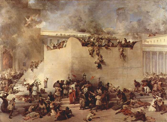 Jerusalem the place where God chose for His name to dwell and be represented was destroyed in 70 a.d. by the Romans as Jesus foretold to those who wore His name in vain as he pleaded in prayer for them to be gathered under His wings