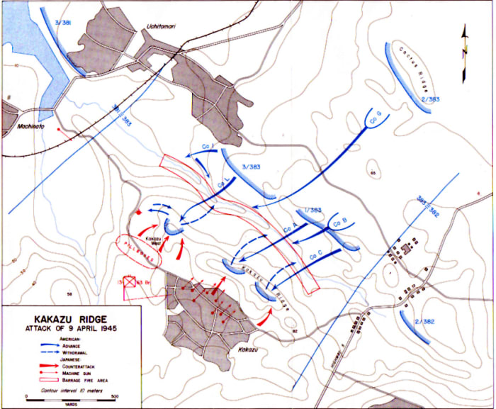 Shuri Castle was built atop Kakuzu Ridge forming an excellent nature line of defense. The Japanese Army would turn the land in front of Kakuzu Ridge into a killing ground. The bloodiest battle ground of the Pacific War.