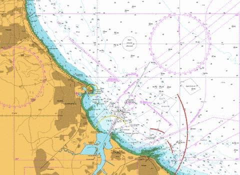 The approaches to Tees Bay and the River Tees for large vessels are monitored by the pilots. They board the vessels in the bay, and guide them into the river to the allocated anchorages.