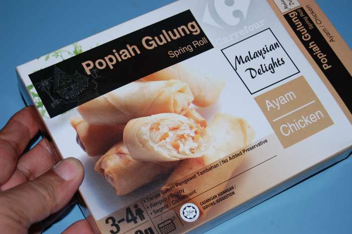 You can always get ready-made frozen spring rolls at most supermarkets. They are very convenient but you need to deep fry them before serving.