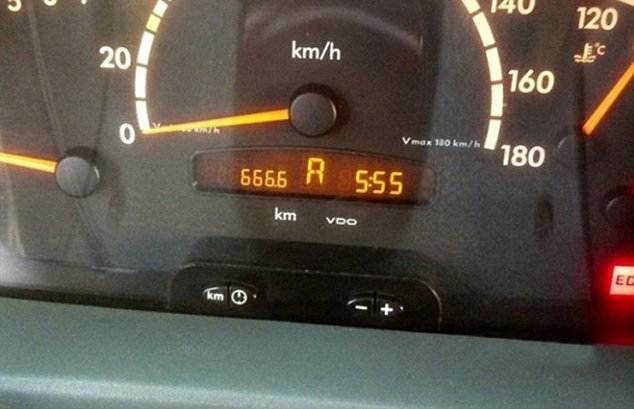 555 and 666 together... Does this mean anything? See below for what happened when these numbers were on the odometer?