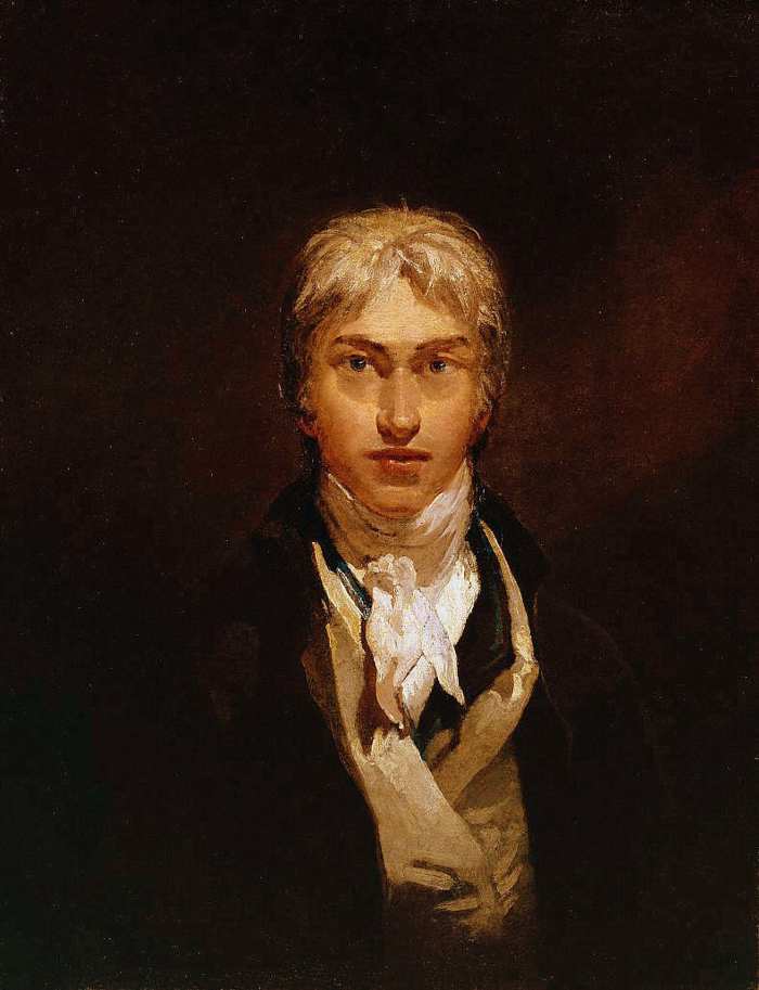 Young Turner self portrait. The confidence is self-evident in the way he sees himself at this early age - he would be sought out by the rich and titled
