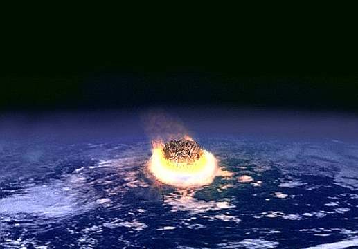 65 million years ago, a giant asteroid crashed into the Gulf of Mexico to end the Mesozoic era and wipe out the giant reptiles that dominated the Earth for over 100 million years.
