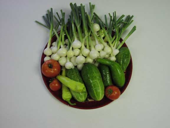 You can slice these vegetables in a variety of ways to create a beautiful garnish to enhance food presentation