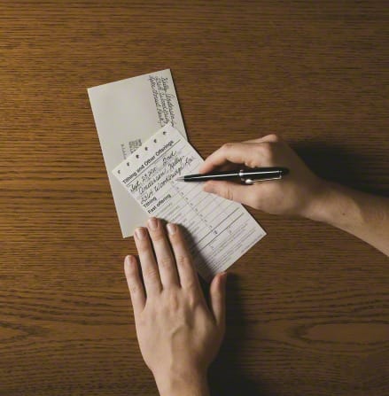 Members of the Church of Jesus Christ of Latter-day Saints can fill out this form by hand and enclose a personal check, money order or cash in the envelope to pay their tithing to their local leaders.