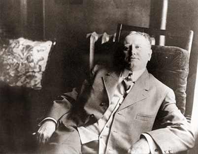 The Texas General Land Office's celebrity draftsman: William Sydney Porter. This is from 1909 during his only interview a year before his death from alcoholism. He usually shunned attention.