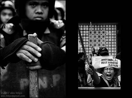 Human rights issues in the Philippines entail: sex trade, armed rebels, poor state of education and health, extrajudicial killings and disappearances, i.e. government sanctioned murder and kidnapping of undesirables; poverty and lack of true sovereig