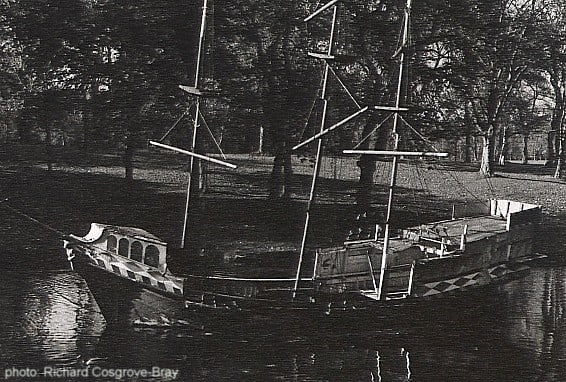 Captain Hook's famous pirate ship in Sefton Park - now lost forever, much to the chagrin of many a displaced duck.