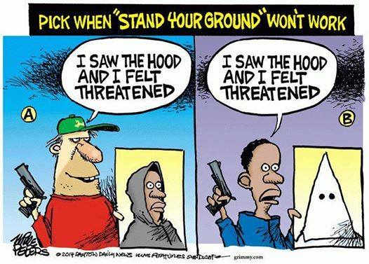 One of the most troubling aspect of racism is the "Stand Your Ground Law" which has seen a rise in the shooting of young African American boys and girls