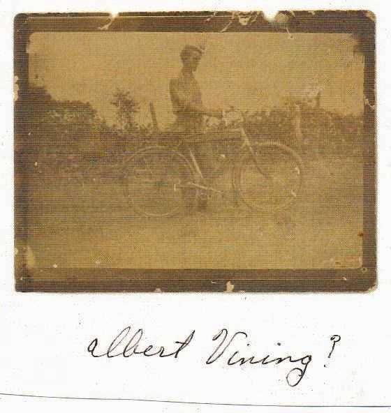 I can't be sure, the crossbar doesn't look as thick. My mom wrote Albert Vining's name on this with a question mark.