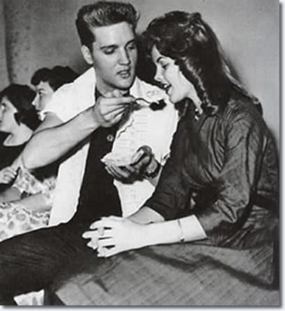 Priscilla was 14 years old when she met Elvis in Wiesbaden. In Germany, Priscilla would hang out at the Eagles Club, a place for eating and entertainment.