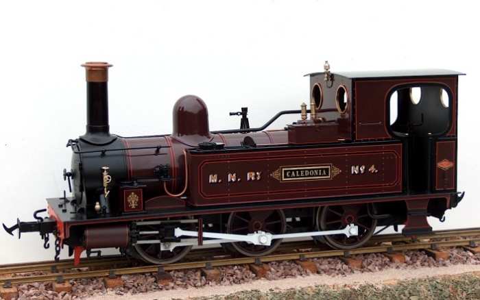 G Scale for the garden model of Manx Northern Railway Dubs built 0-6-0T 'Caledonia' - manufactured by Accucraft UK - image Accucraft/TrackShack