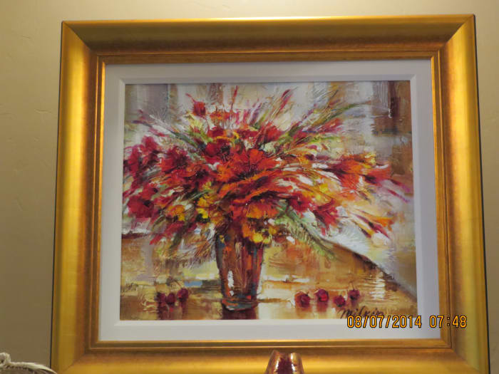 "HAPPY FATHER'S DAY"; MICHAEL MILKIN, Oil painting on canvas, signed in pigment, a unique work, 2008