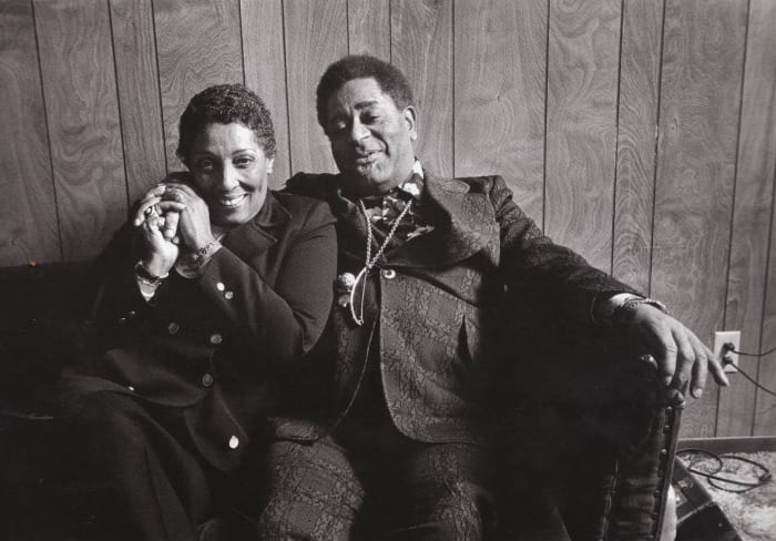 Carmen Mcrae in the dressing room, in the basement and was recording a live Album with Dizy Gillespie at the Great American Music Hall in San Fancisco, 1976.