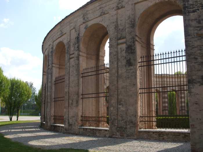 The rear of the Palazzo