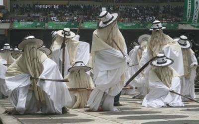 The dance displayed by the Eyos is not only spectacular, it involves dance steps that always keeps spectators spellbound.