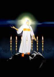 Rev 2:1 "The One who holds the seven stars in His right hand, the One who walks among the seven golden lampstands"