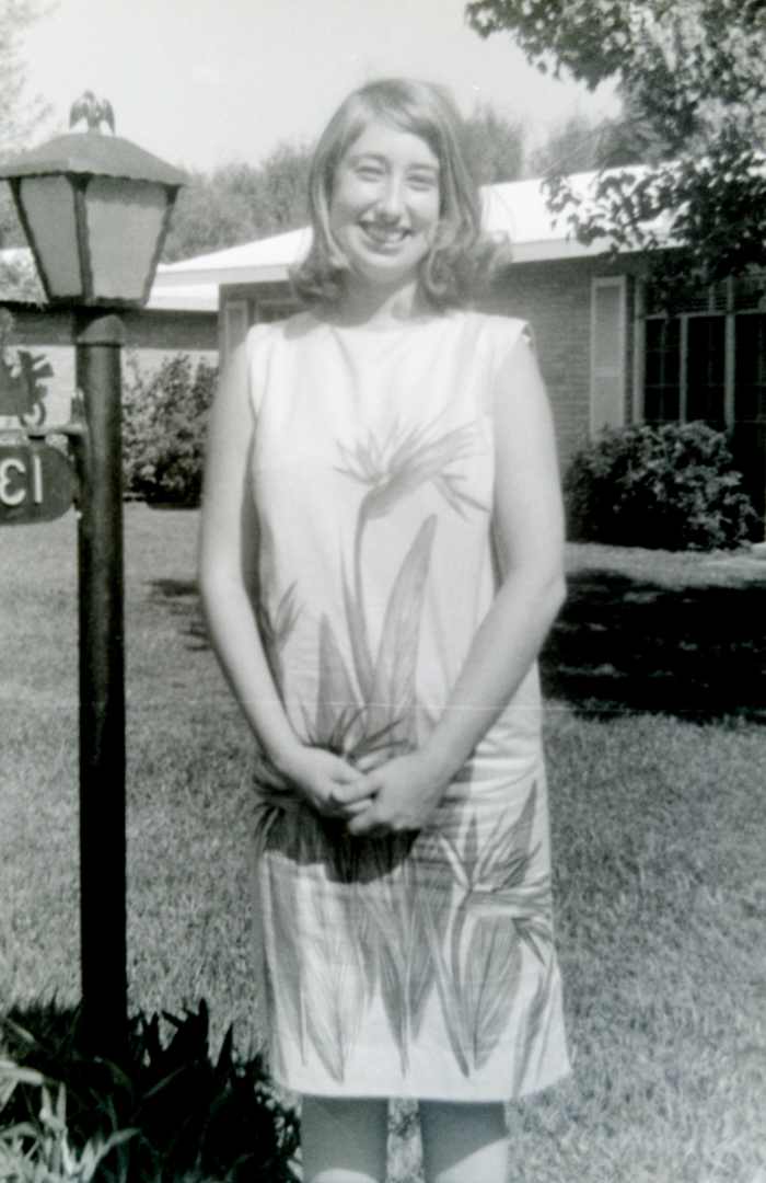 My good friend Ella who in later years became my maid of honor in our wedding. Permission given for the use of this photo.