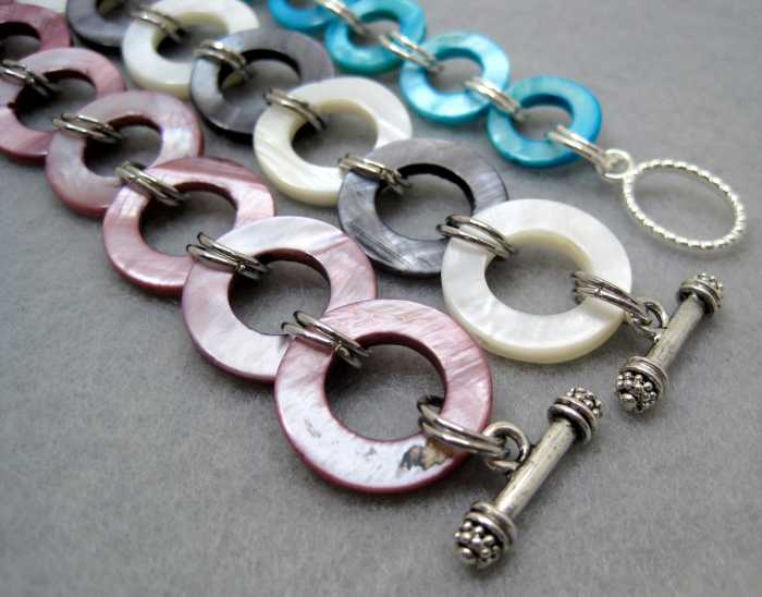 I almost always have shell bracelet and earring sales at craft shows so I make sure to stock up this inventory ahead of time.