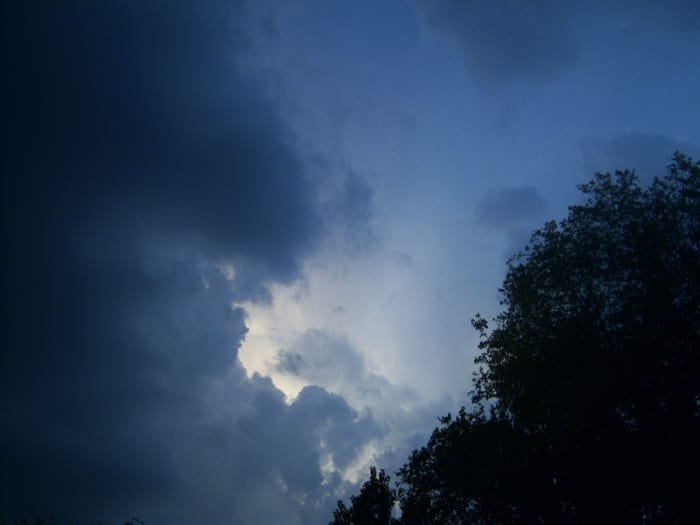 Even as the storm clouds roll in, there is still beauty to lift the spirit. Notice these things to bring stress levels down and positivity levels up.