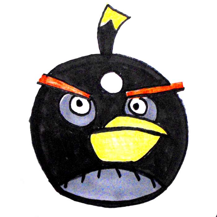 This is one of my drawings with markers pens done very quickly in less than ten minuets and I bet you could do better.