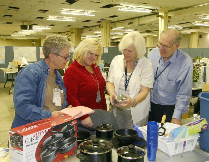 Baton Rouge, LA December 3, 2005 - Voluntary Agency (VOLAG) received the "Thanking the Givers 2005" Award by Kirschman's, a Baton Rouge furniture store, on November 25. The award recognizes local groups that had a positive impact on hurricane relief.