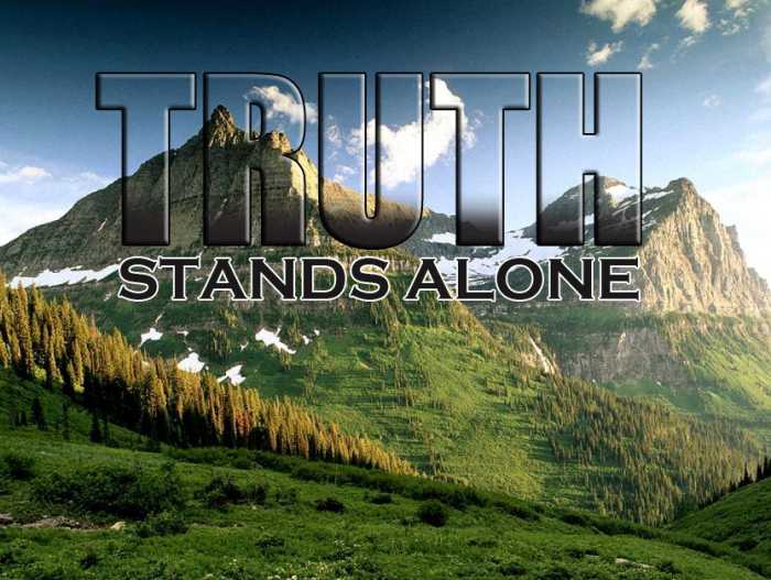 The truth stands alone and needs no defense, fear and denial prevents more people from learning the truth that disinformation, lies and deception.