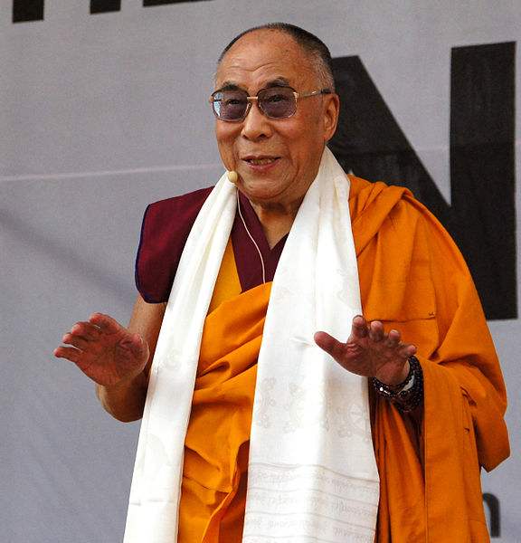 The 14th Dalai Lama is about to hold a speech in Vienna, Austria.