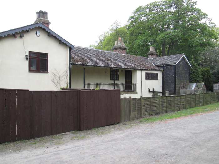 This is the original M&GR Pinchinthorpe station building beside the railway bridge that carries the Guisborough-Great Ayton road.