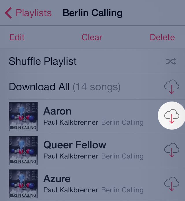 With iTunes match you can access your music from everywhere without having it physically stored on your iPhone or iPad