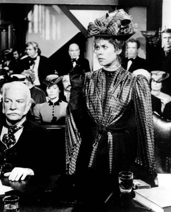 Elizabeth Montgomery, famous for her role in Bewitched and also a distant relative of Lizzie Borden, portrayed her in a film about the murders.