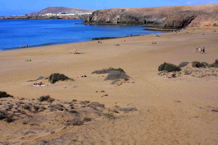 And in this photo of Playa Mujeres- the first of the Papagayo beaches - the resort of Playa Blanca can be seen in the distance