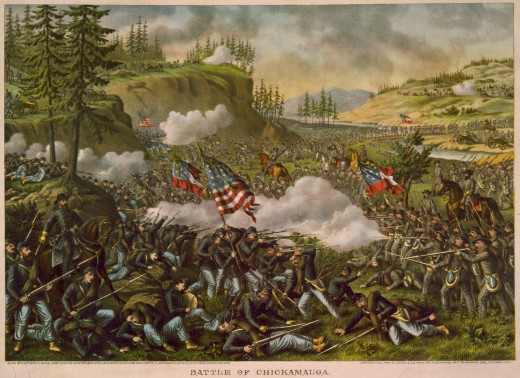 The Battle of Chickamauga was a major Union defeat in the Western Theater of the Civil War. More casualties were suffered than in any other battle, apart from the Battle of Gettysburg. It was also the first major battle to be fought in Georgia.