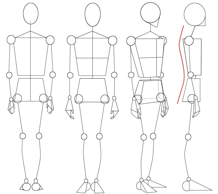 drawing a figure proportions