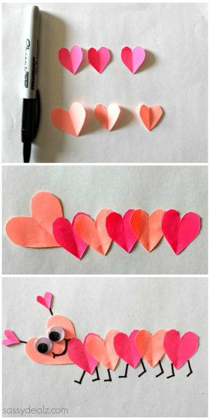 Click Pick for 23 Fun Valentines Day Crafts for Kids to Make | DIY Valentines Gifts for Kids to make